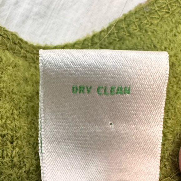 Laura Ashley 100% Wool Cardigan Jacket Moss Green Size L - Picture 3 of 5